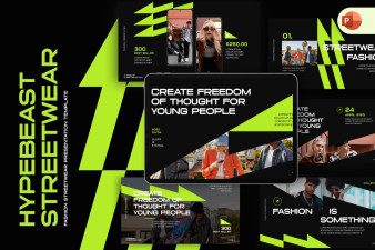Hypebeast Streetwear Fashion PowerPoint Template